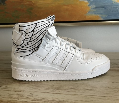 Adidas Forum Hi x Jeremy Scott Wings 4.0 Triple Blanco GX9445 Para Hombre Talla 9 - Imagen 6 de 15