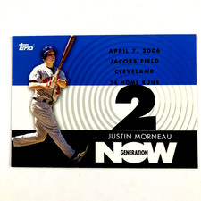 Justin Morneau 2007 Topps Generation Now Insert #118 MLB Minnesota Twins