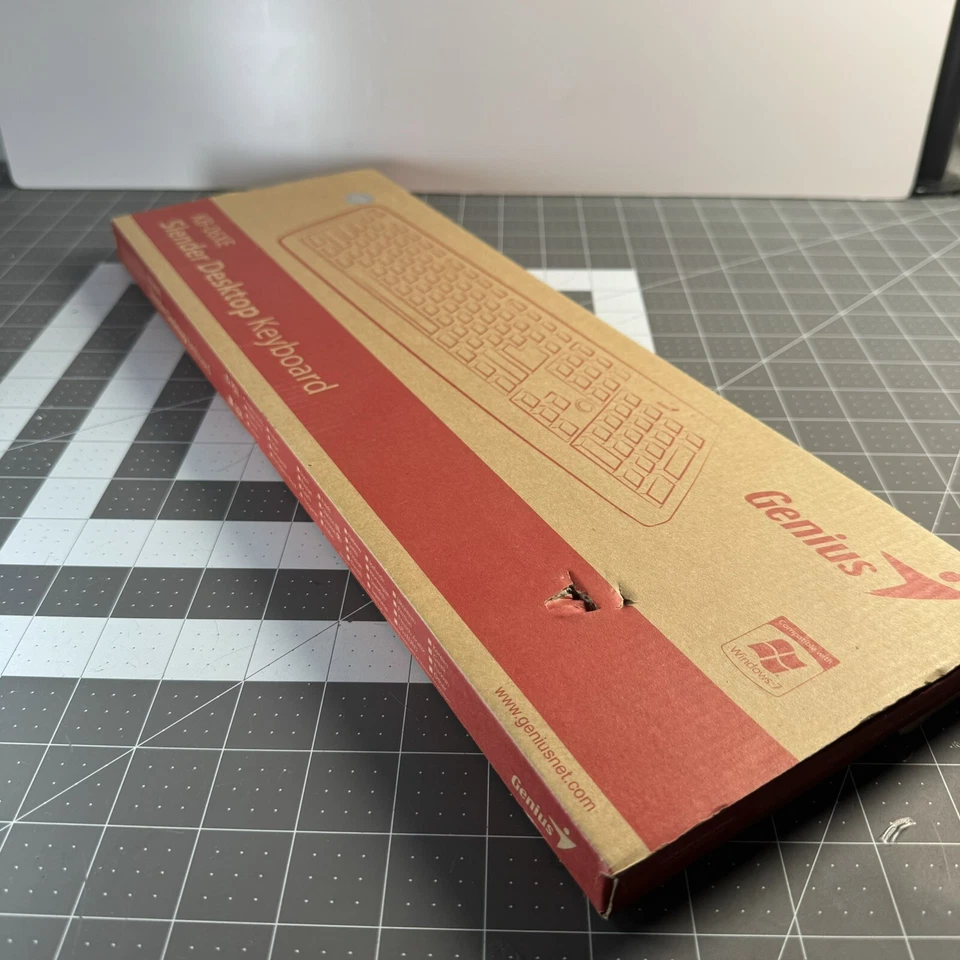 Genius PS/2 DESKTOP Keyboard KB-06XE Brand new Black Window 7 English - Image 3 of 4