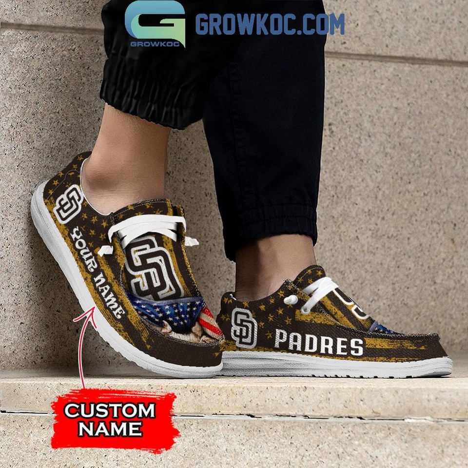 San Diego Padres American Proud Personalized Hey Dude Shoes eBay
