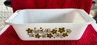 Vintage Pyrex #913 Rectangular Spring Blossom Baking Dish