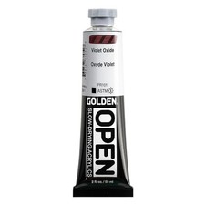 GOLDEN OPEN Slow-Drying Acrylics, Violet Oxide, 2 fl. oz. Tube
