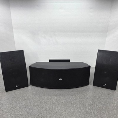 Dayton Audio CCS-33B SAT-BK Speakers Set Black Excellent 3 Piece Home Theater