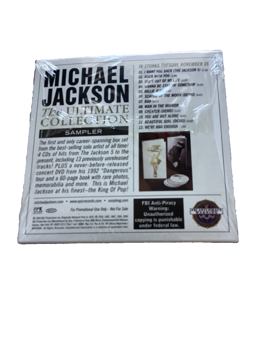 Sealed Michael Jackson The Ultimate Collection Promo USA CD ESK