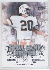 2011 Upper Deck College Football Legends Bowl Game Heroes Bernie Kosar p5k