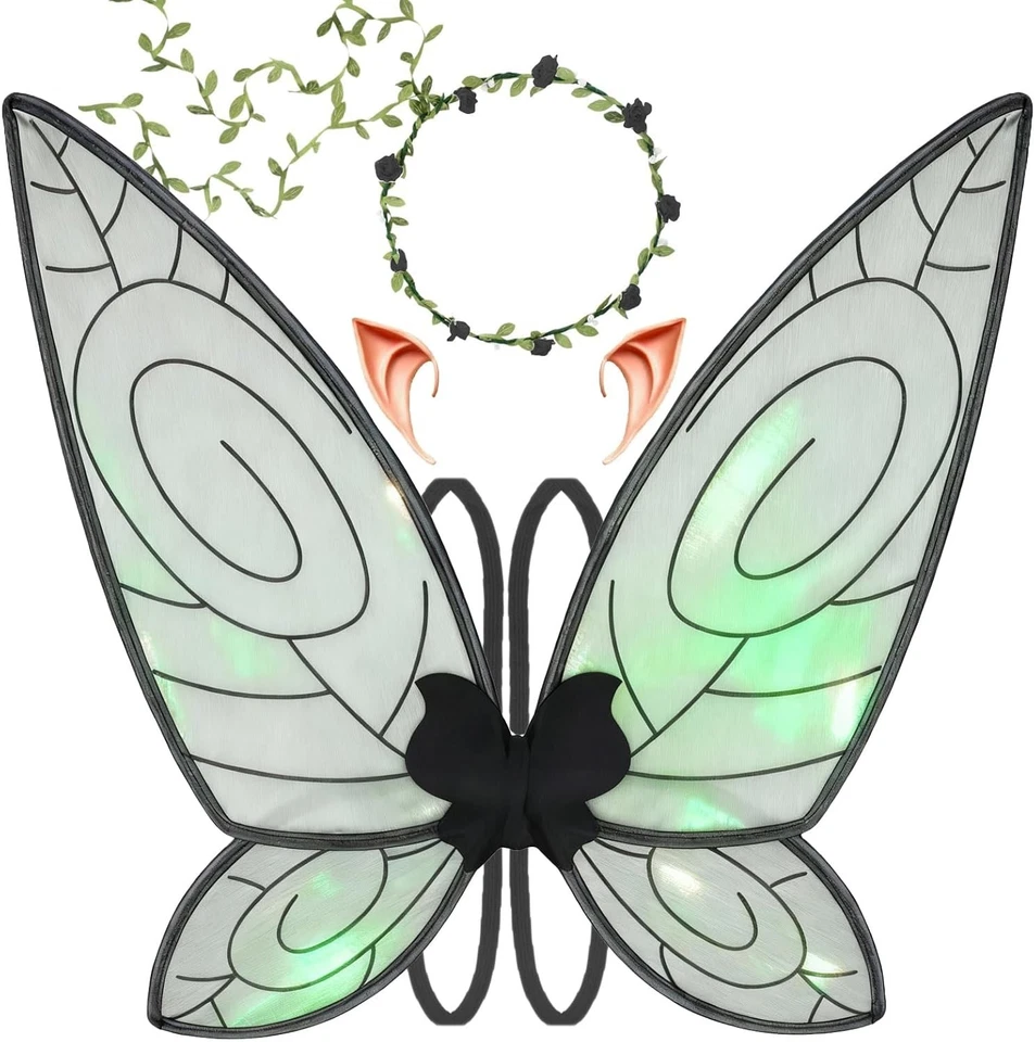 Magical Organza Fairy Wings - Adjustable, Lightweight for Every Fairy Event - Image 3 of 4