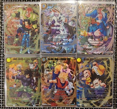 Dragon Ball Super Three Glorius Fighters Concept Rare (CR) Set Of 6