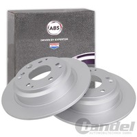 2X A.B.S. Bremsscheiben 282Mm Hinten Passend FüR Honda Legend Shuttle