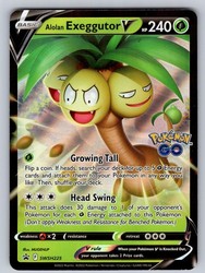Alolan Exeggutor V SWSH225 Sword & Shield Black Star Promo Holo