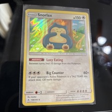 Pokémon Snorlax 158/214 Sm-Unbroken Bonds Holo Rare  Holo NM 