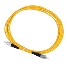 Single Mode FC to FC Fiber Optic Jumper Cable Yellow 2.9M 9/125 Micron Gimbe