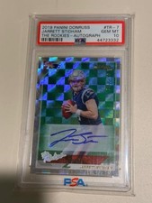 💥💥2019 PSA 10 Panini Donruss the Rookies Jarrett Stidham Auto RC #TR-7 #'d 299