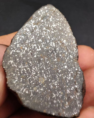 42g H6 type NWA Northwest non classical chondrite raw ore slice meteorite
