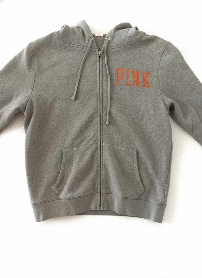 Victorias Secret 女式粉色芝加哥熊拉链运动衫 L 码 — 第 2/2 张图片