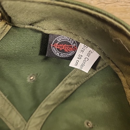 Guinness 1759 Ball Cap Guinness Embroidered Adjust Hat 100% Cotton Green 23L - Picture 7 of 13