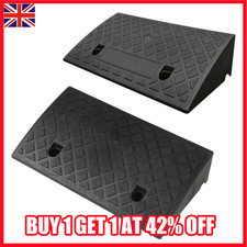 Heavy Duty Rubber Kerb Door Ramps Wheelchair Mobility Scooter Access Ramp UK