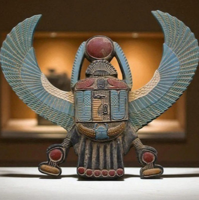 RARE Authentic Winged Scarab Ancient Egyptian Artifacts Of Egyptian Pharaohs Bc
