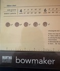 Wooden Pegged Bow Maker Martha Stewart Printed Guide Measurements Instructions. — photo 2
