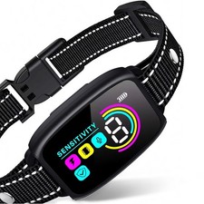 Dog Bark Collar for Large Medium Small Dogs,Smart Anti Barking Device with 3 ...