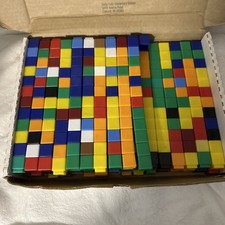 500 Unifix Interlocking Counting Cubes Snap Blocks for Learning Math