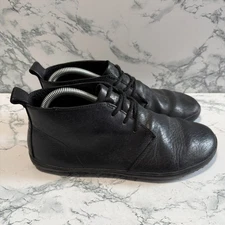 VivoBarefoot Women 39 US 8 Gobi III Boot Chukka Black Leather Barefoot Shoes