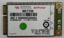 Sierra Wireless AirPrime MC7750 4G LTE PCIe Mini Card
