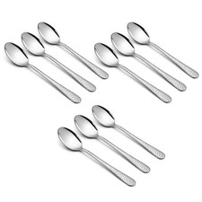 9-Piece Stainless Steel Kids Spoons, Toddler Flatware, Kids Silverware Presch...