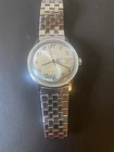 Vintage Automatic Timex Men's Silver Stainless Wristwatch Day/Date