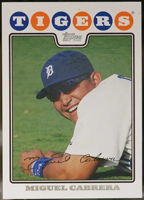 2008 Topps - Back to School Baseball Miguel Cabrera #TB1 NM