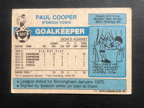 Topps Fußball Karten 1976-77 - Blue Backs - Vereine A bis L - Bild 187 von 245
