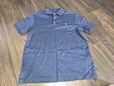 MENS RALPH LAUREN POLO BLUE SHIRT S SMALL