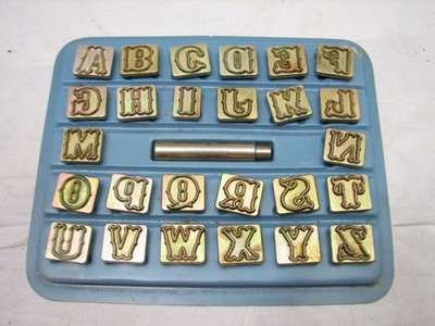 Leather Craft Alphabet Number Stamp Punch Set 3/4'' Stamping Tool Craftool ABC