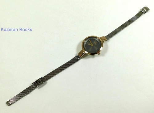 Working Ladies OBAKU Gun Metal Colour Dial & Gold Plate Quartz Wristwatch - Picture 9 of 9