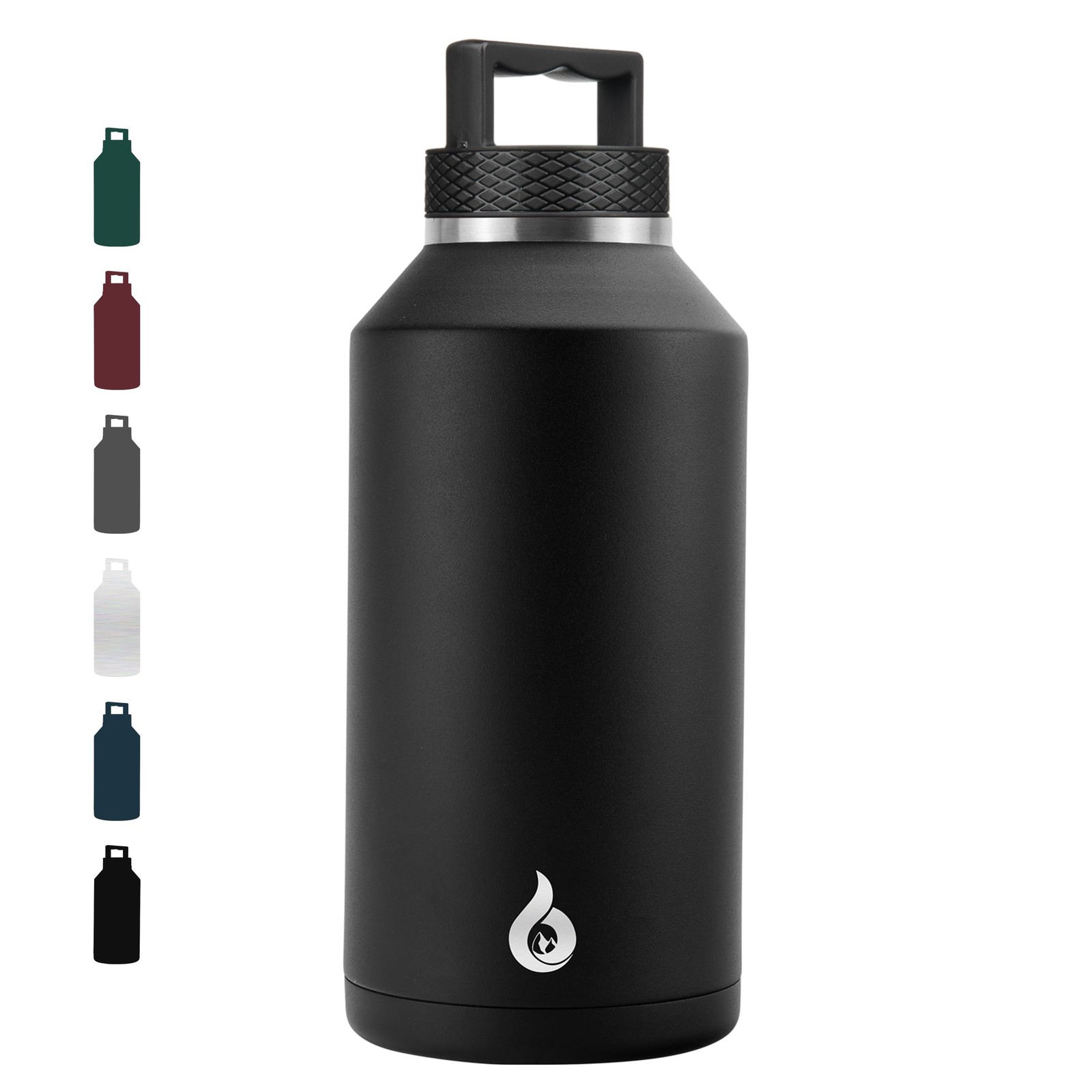 Half Gallon Water Bottle Insulated Dishwasher Safe 64 Oz Water Bottle With Handl