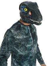 Jurassic World Fallen Kingdom Velociraptor-Blue Movable Jaw Adult Mask