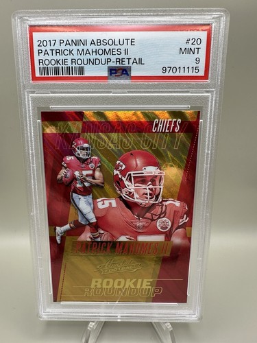 2017 Panini Absolute Rookie Roundup Patrick Mahomes Kansas City Chiefs