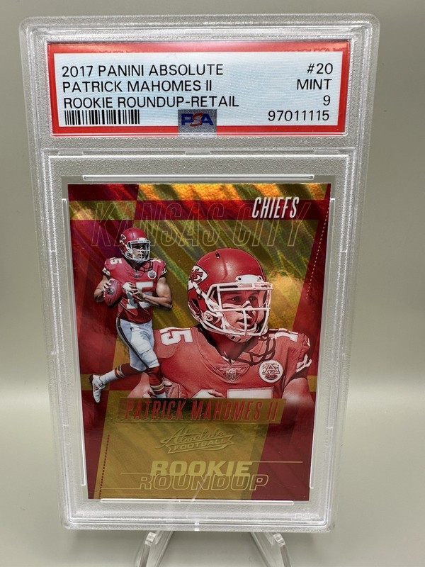 2017 Panini Absolute Rookie Roundup Patrick Mahomes Kansas City Chiefs