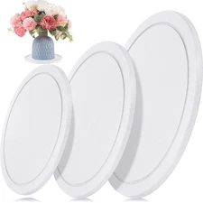 3 Pack Diatomaceous Earth Plant Saucer Set 6/8/10 Inch Quick Dry Absorbent Pl...