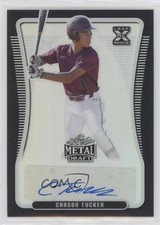 2020 Leaf Metal Draft Black Rainbow 4/15 Carson Tucker #BA-CT1 Auto 4z8