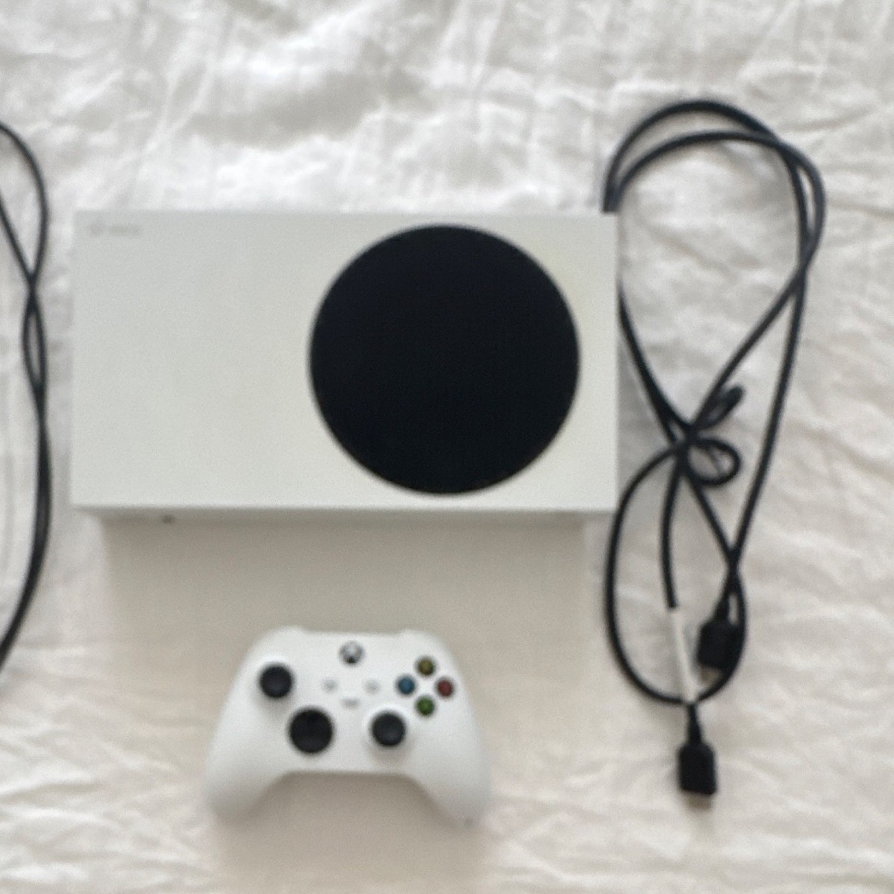 Microsoft Xbox Series S 512 GB bianca con controller, cavi HDMI + Alimentatore