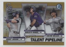 2020 Bowman Gold Refractor 42/50 Roberto Ramos Grant Lavigne Colton Welker 1dm4