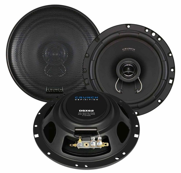 Crunch DSX62 16Cm Koaxial-System Lautsprecher Auto Boxen Set Paar Koaxe PKW KFZ-image