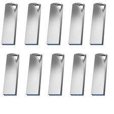 Wholesale USB 3.0 1/ 5/ 10PCS Metal Style USB Flash Drive Memory 32GB 64GB 128GB