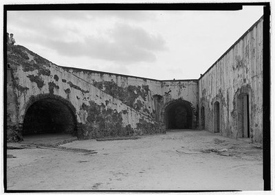 120. Lower court - Castillo de San Felipe del Morro, Northwest end San Juan,