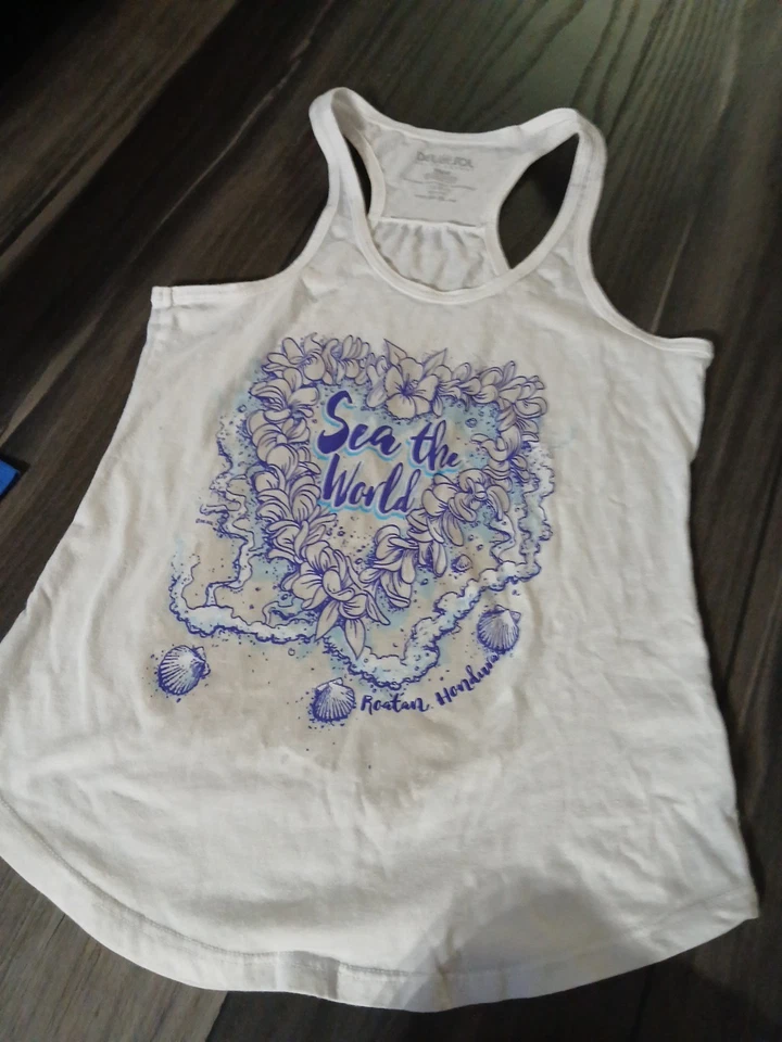 Paquete de 2 camisetas sin mangas de vacaciones DEL SOL que cambian de color 1 Med 1 LG Foto 3 de 4