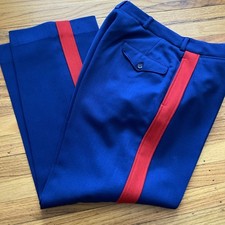 US MARINE CORPS- Vintage Dress Blue Pants/Trousers Named 33R
