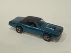 RARE Hot Wheels Redline Custom T-Bird 1967 Aqua With Gray Interior HONG KONG