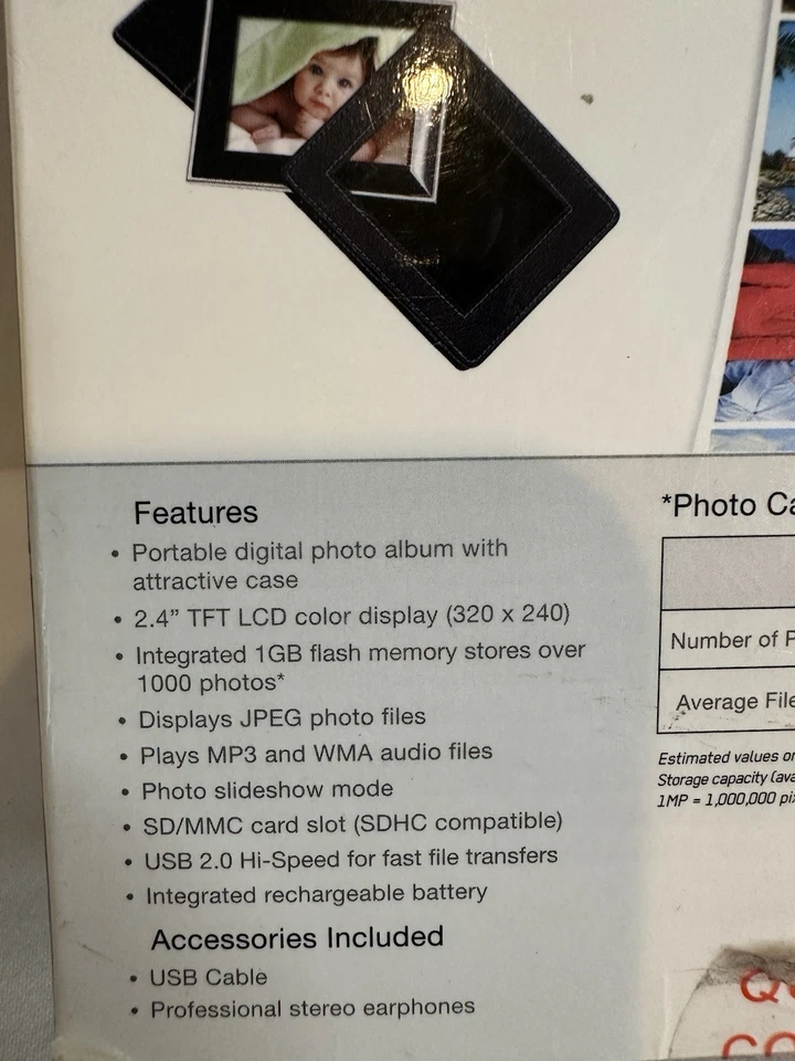 Coby 2.4" Digital Photo Album NEW IN BOX - Image 4 of 4