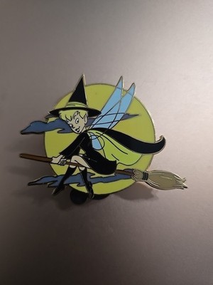  Tinkerbell Witch Riding a Broom PIN LE 500 Moon 