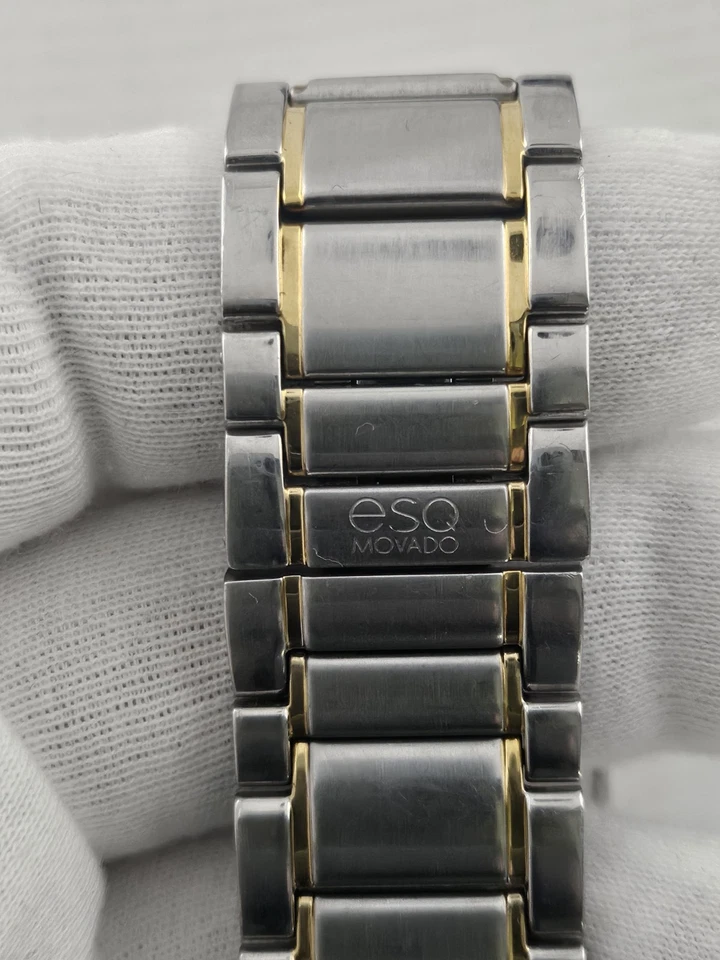 Редкие Швейцарские Мужские Кварцевые Часы ESQ Movado Synthesis Новый Аккумулятор Протестирован Работает Хорошо - Изображение 4 из 4